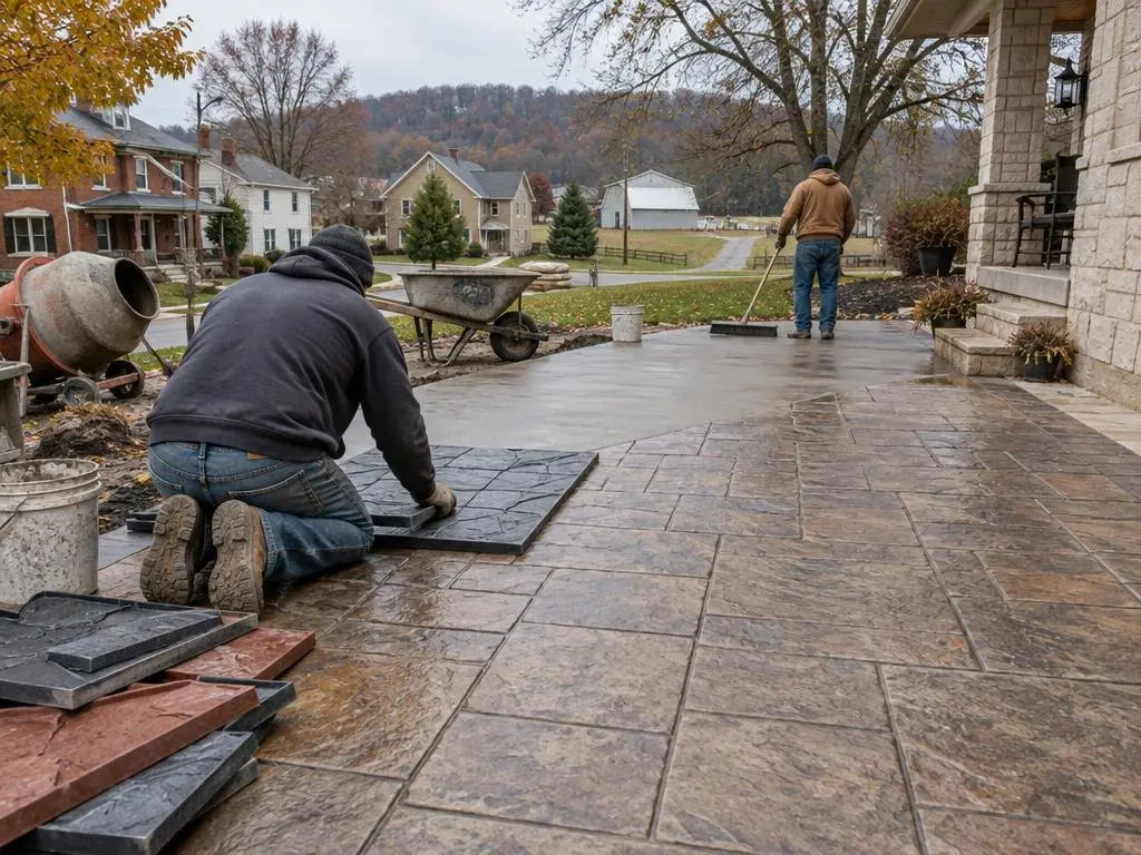 Stamped Concrete in Bloomington, IN